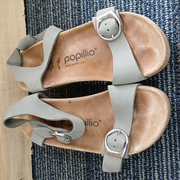like new,Papillio by Birkenstock Soley Ring Buckle Wedge Sandal Birkenstock 5.5 - Picture 4 of 7